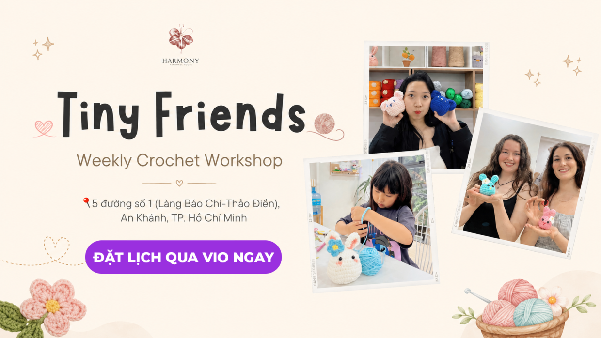 [Harmony Crochet] – Tiny Friends: Crochet Workshop