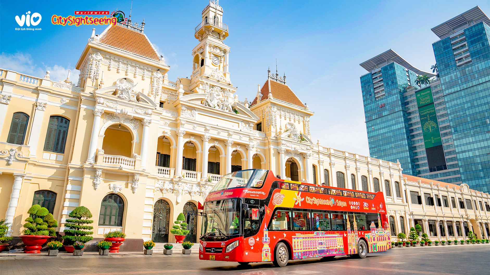 Vietnam Sightseeing: Ho Chi Minh City Double-Decker Bus Tour Tickets