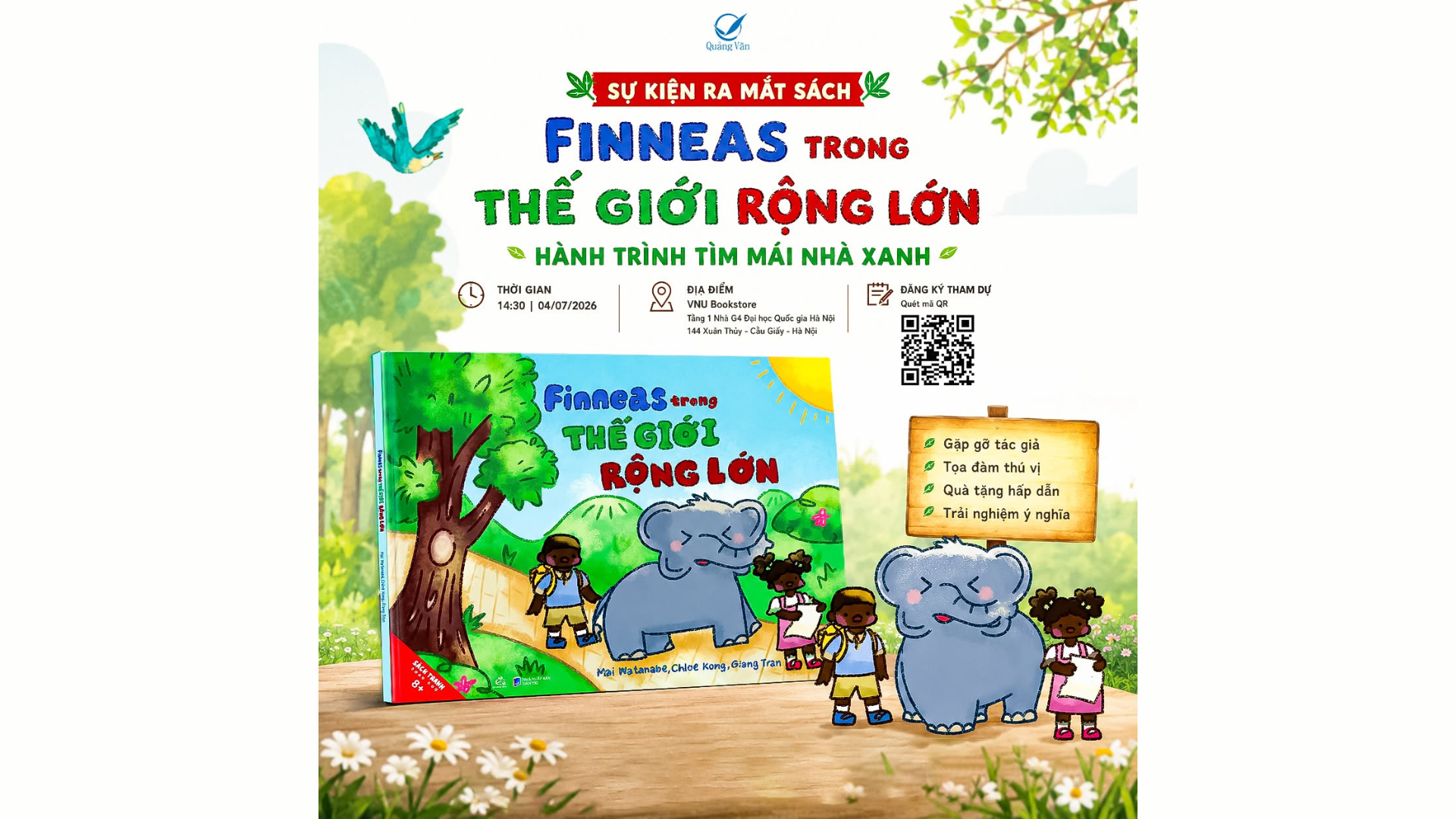 Book Launch Event: Finneas in the Big Wide World – A Journey to Find a Green Home