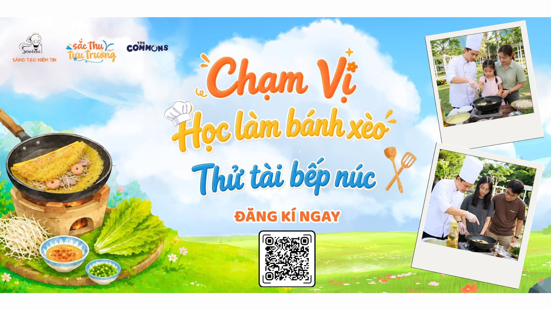 [Sắc Màu Di Sản]: Lớp Học Nấu Ăn Tráng & Cán Space
