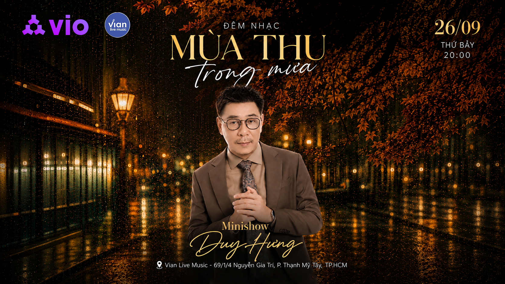Vian Live Music: Minishow Duy Hưng - Mùa Thu Trong Mưa