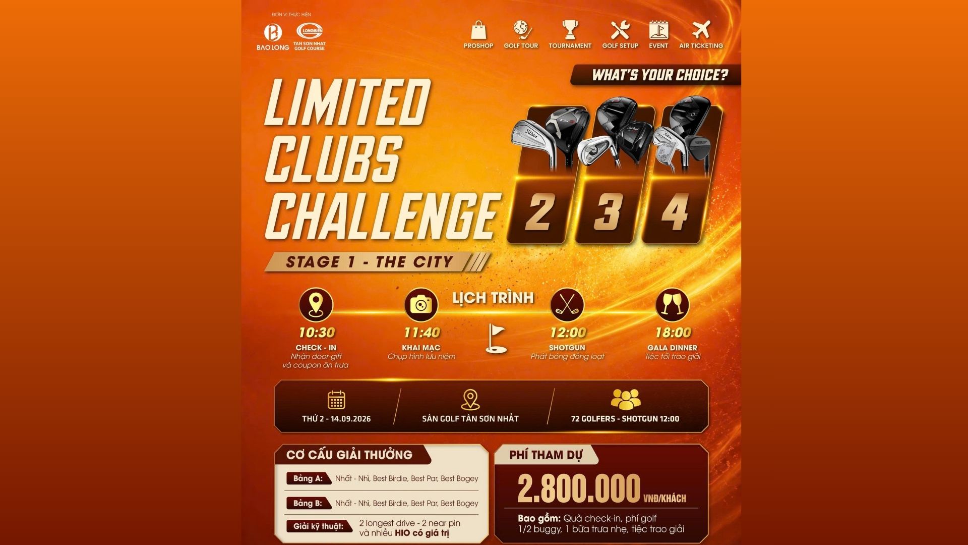 Limited Clubs Challenge – Stage 1: The City at Tan Son Nhat Golf Course
