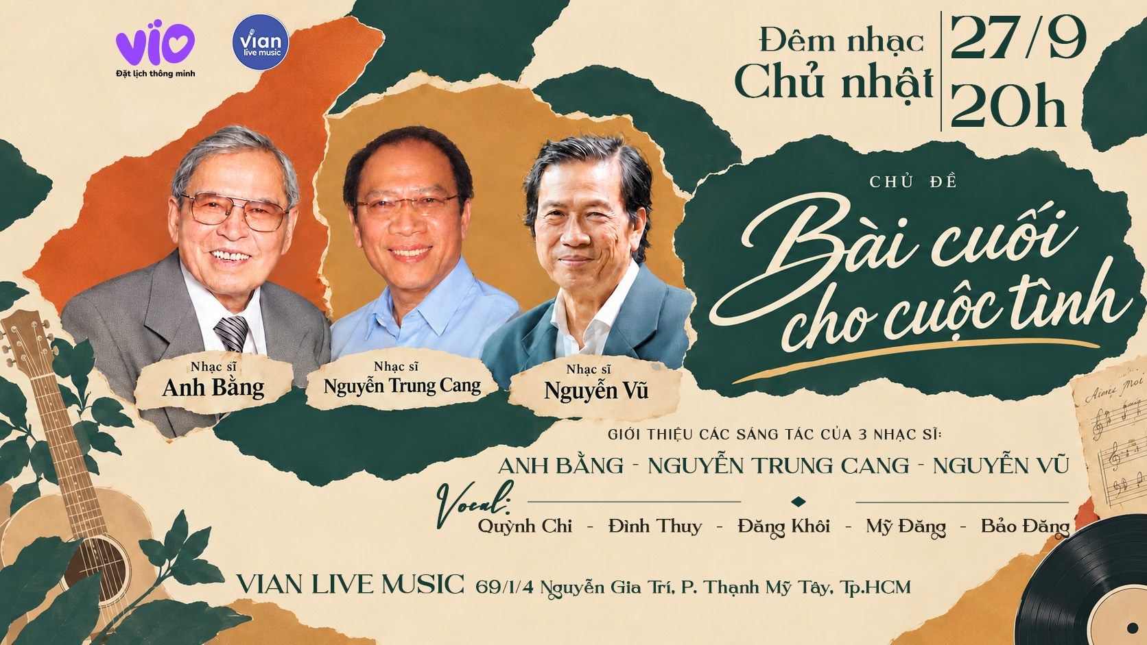 Vian Live Music: Bai Cuoi Cho Nguoi Tinh