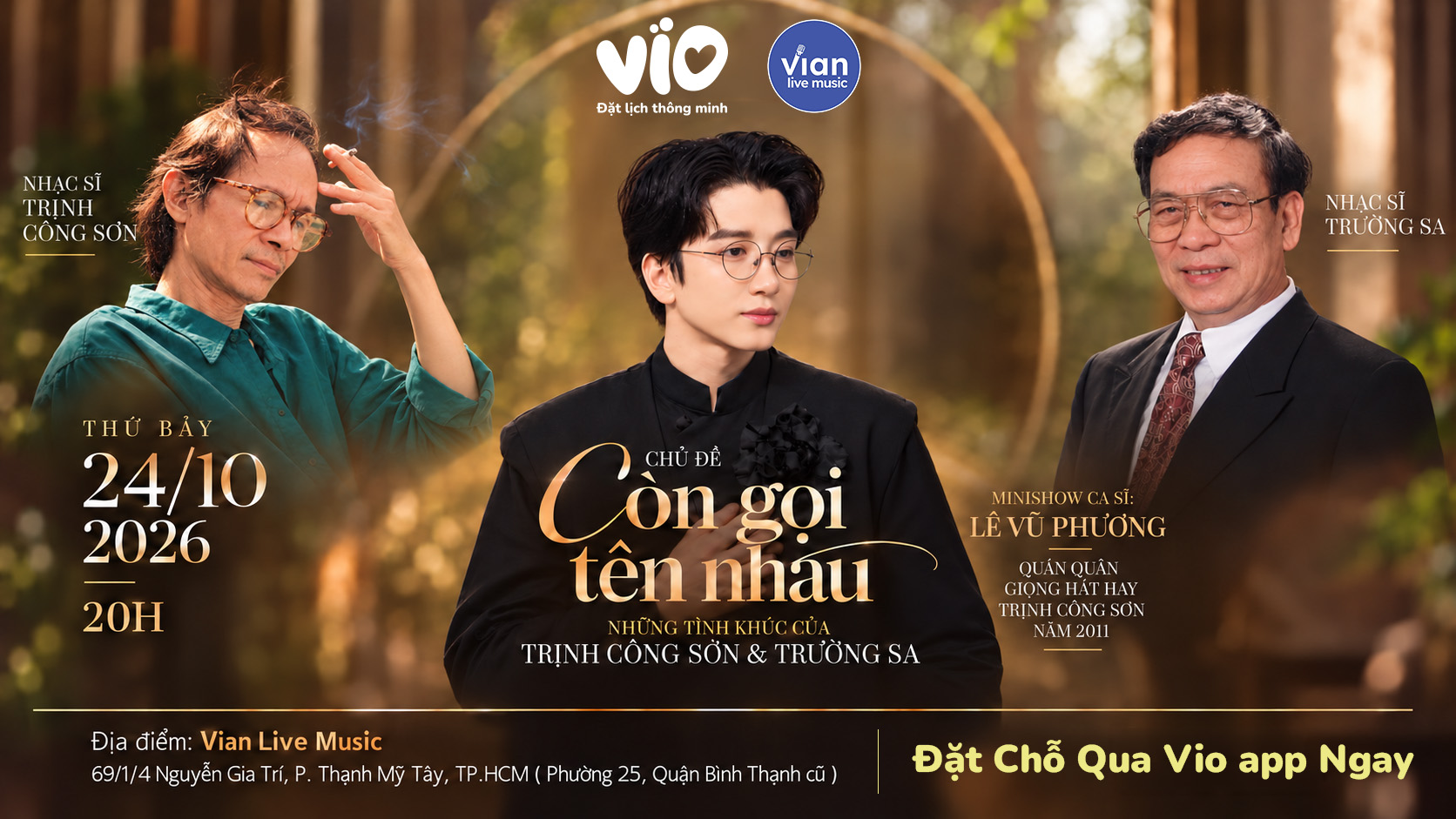 Vian Live Music: Đêm nhạc “Còn Gọi Tên Nhau”
