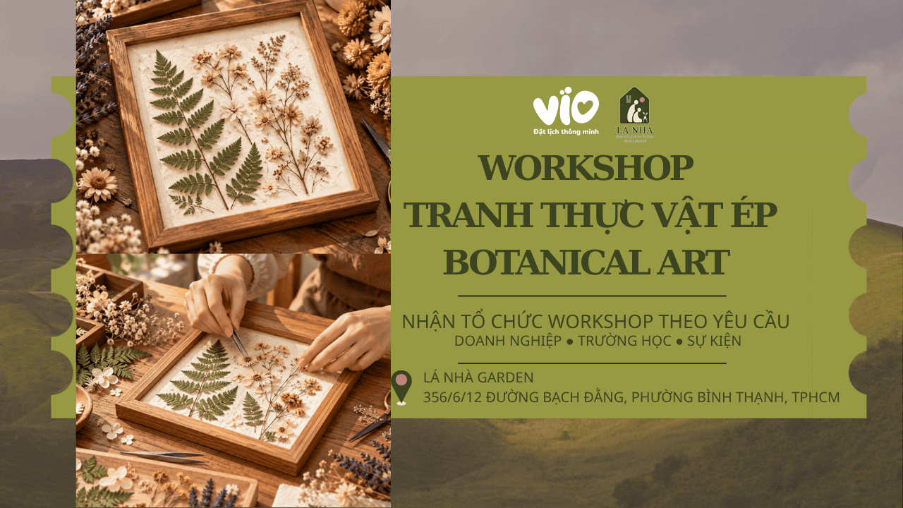 La Nha Garden: Botanical Pressed Flower Art Workshop