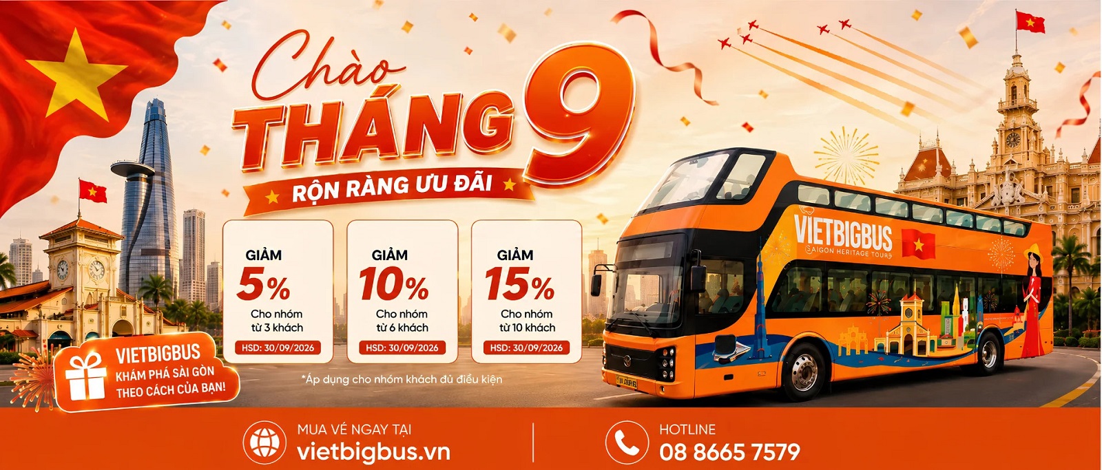 Viet BigBus: Double-Decker Bus Tickets in Ho Chi Minh City
