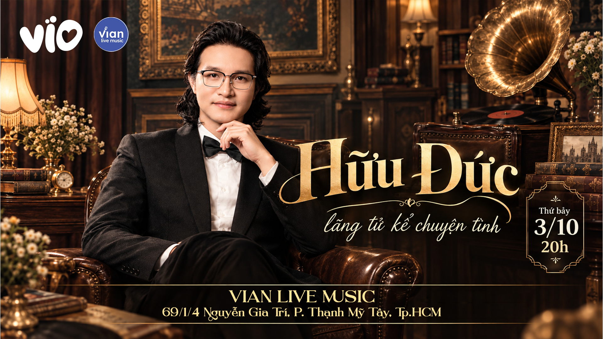 Vian Live Music: Huu Duc “Lang Tu Ke Chuyen Tinh”