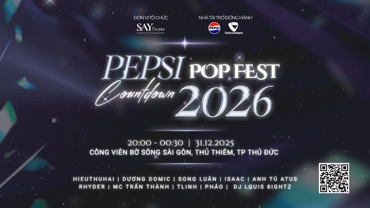 🥤 PEPSI POPFEST COUNTDOWN 2026: BÙNG NỔ CHẠM ĐỈNH