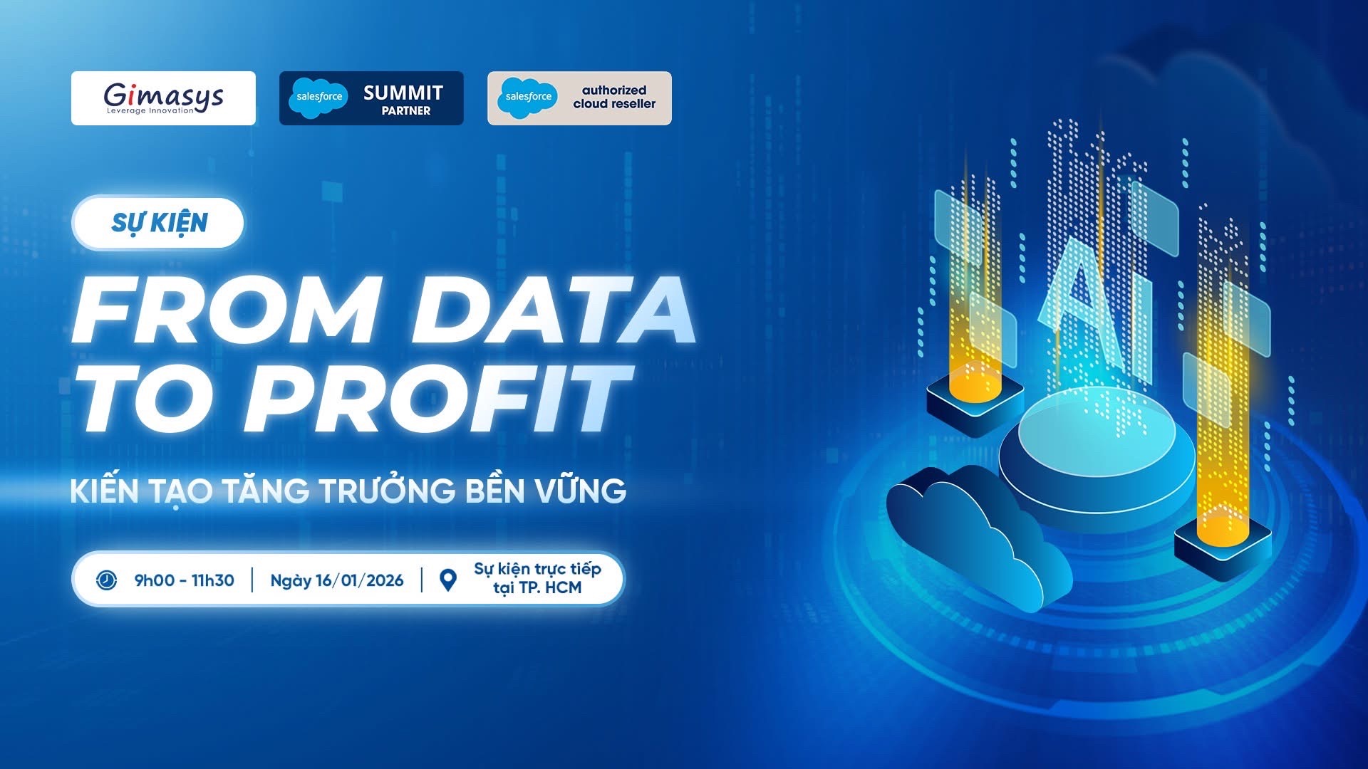 Khai phóng tiềm năng AI & Dữ liệu - Sự kiện “From Data to Profit: Kiến tạo tăng trưởng bền vững”